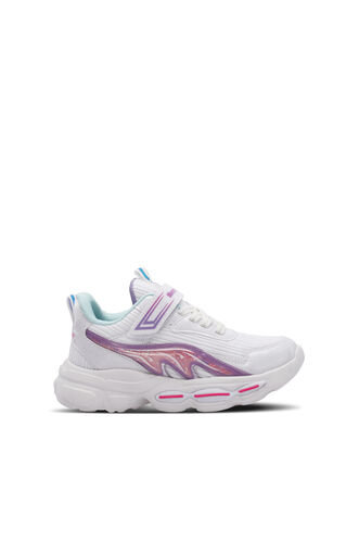 Slazenger - Slazenger NOELA Girls' Sneaker Shoes White - Fuchsia