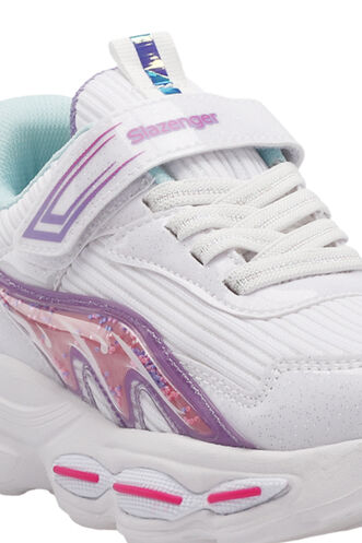 Slazenger NOELA Girls' Sneaker Shoes White - Fuchsia - Thumbnail