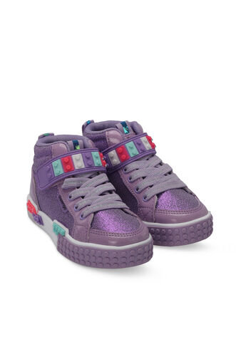 Slazenger NORTH Girls' Sneaker Shoes Purple - Thumbnail