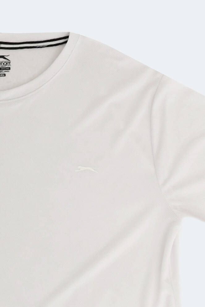 Slazenger ODALIS Büyük Beden Erkek Kısa Kollu T-Shirt Beyaz