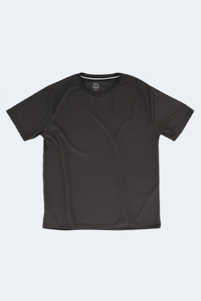 Slazenger ODALIS Large Size Men's Short Sleeve T-Shirt Anthracite