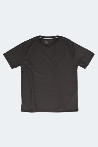 Slazenger ODALIS Large Size Men's Short Sleeve T-Shirt Anthracite - Thumbnail