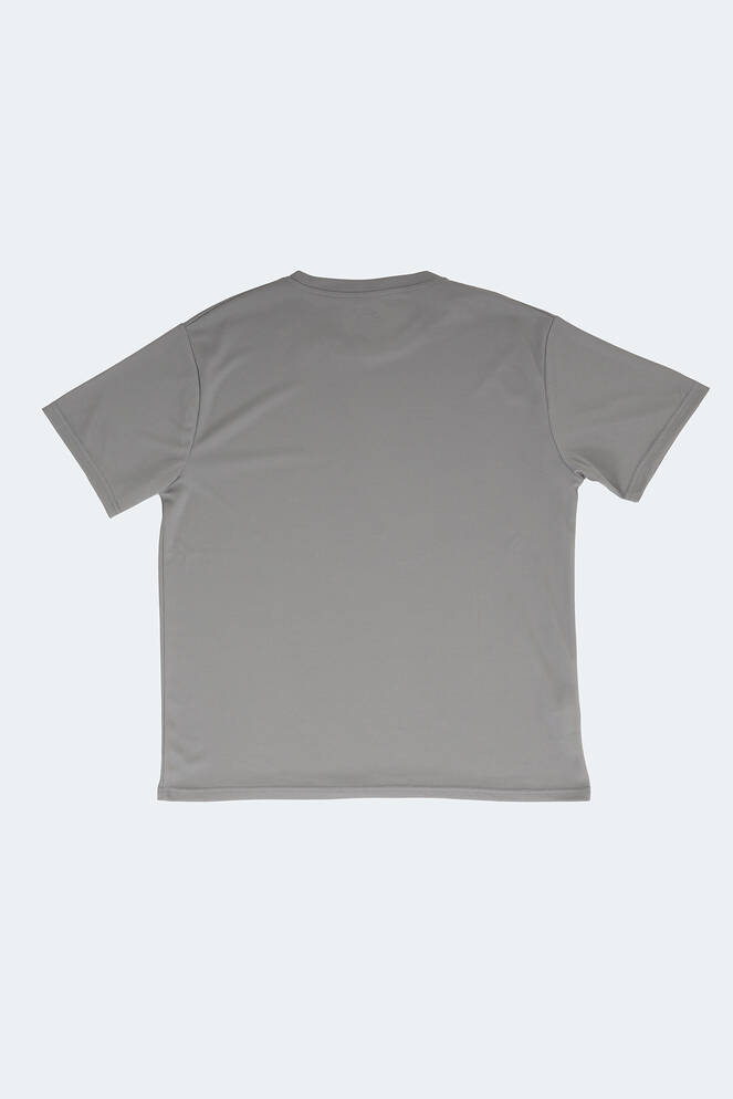 Slazenger ODALIS Large Size Men's Short Sleeve T-Shirt Light Grey