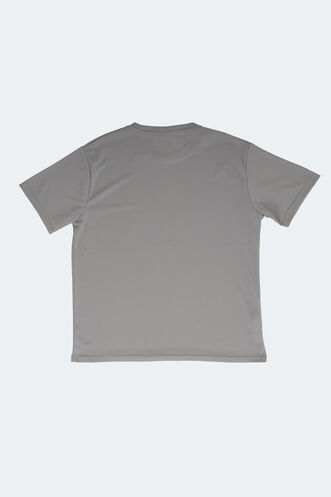 Slazenger ODALIS Large Size Men's Short Sleeve T-Shirt Light Grey - Thumbnail