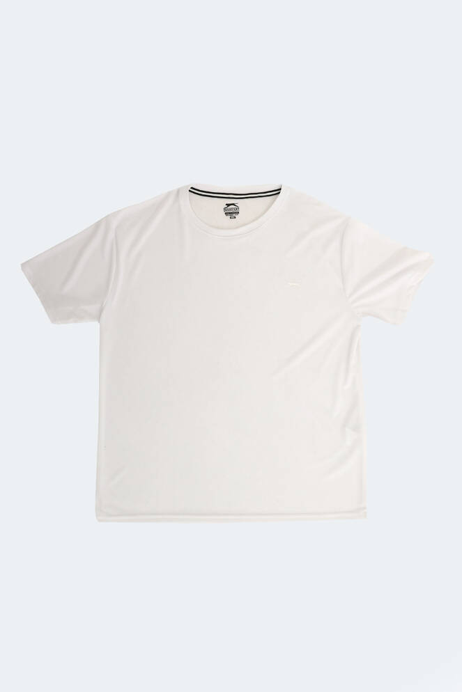 Slazenger ODALIS Big Size Men's Short Sleeve T-Shirt White