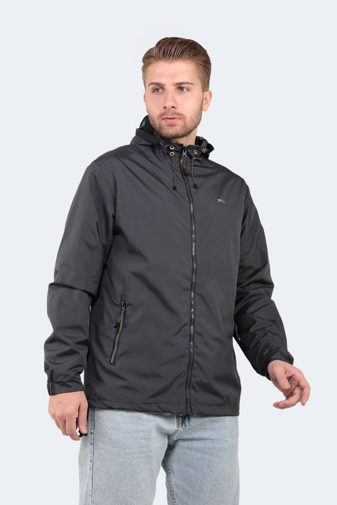 Slazenger OFANS Men's Jacket & Coat Dark Grey