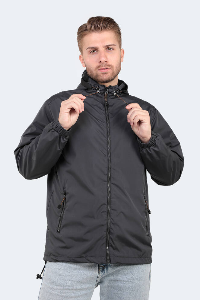 Slazenger OFANS Men's Jacket & Coat Dark Grey