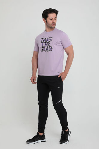 Slazenger OGDEN Erkek Kısa Kollu T-Shirt Lila - Thumbnail