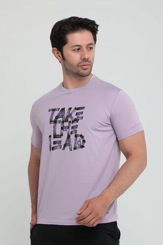 Slazenger OGDEN Men's Short Sleeve T-Shirt Lilac - Thumbnail