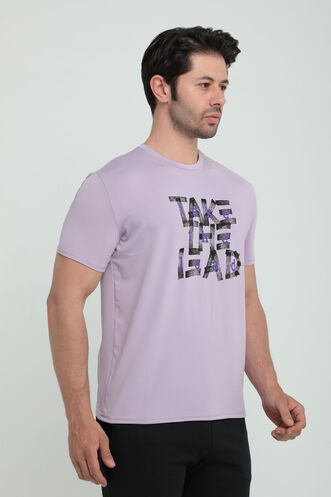 Slazenger OGDEN Men's Short Sleeve T-Shirt Lilac - Thumbnail