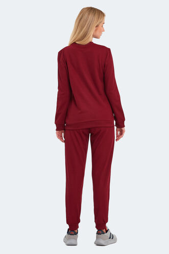 Slazenger OLINDA Women's Tracksuit Burgundy - Thumbnail