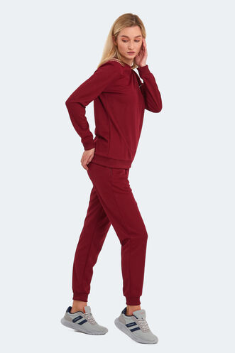 Slazenger OLINDA Women's Tracksuit Burgundy - Thumbnail