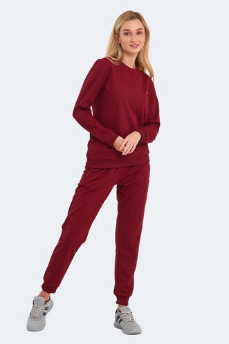 Slazenger OLINDA Women's Tracksuit Burgundy - Thumbnail