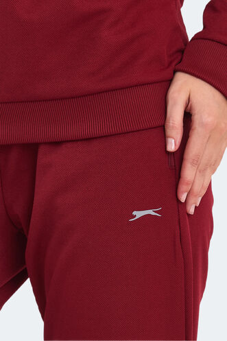 Slazenger OLINDA Women's Tracksuit Burgundy - Thumbnail