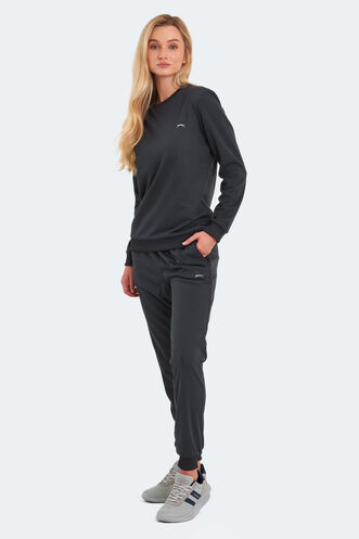 Slazenger - Slazenger OLINDA Women's Tracksuit Dark Gray