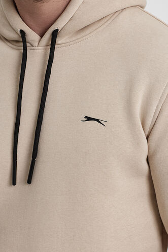 Slazenger OLTA Erkek Sweatshirt Bej - Thumbnail