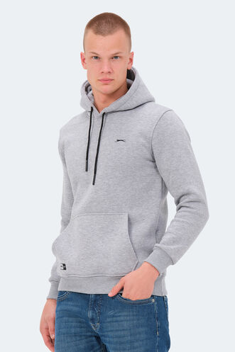 Slazenger OLTA Erkek Sweatshirt Gri - Thumbnail