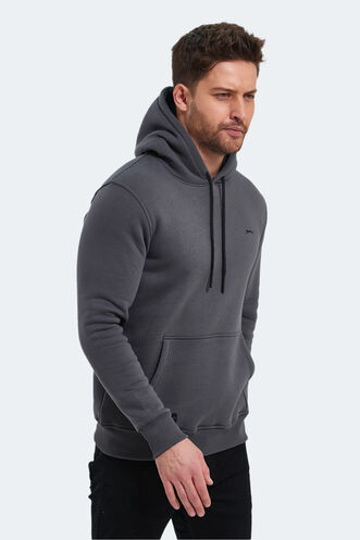 Slazenger OLTA Erkek Sweatshirt Koyu Gri - Thumbnail