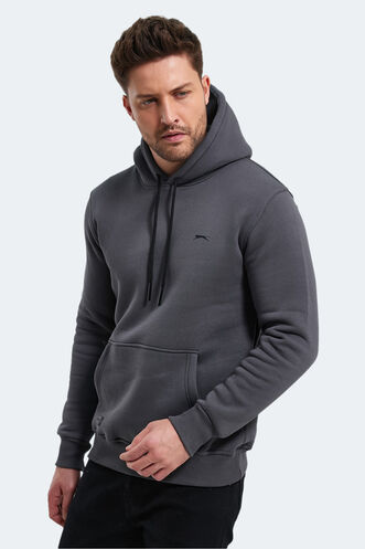 Slazenger OLTA Erkek Sweatshirt Koyu Gri - Thumbnail