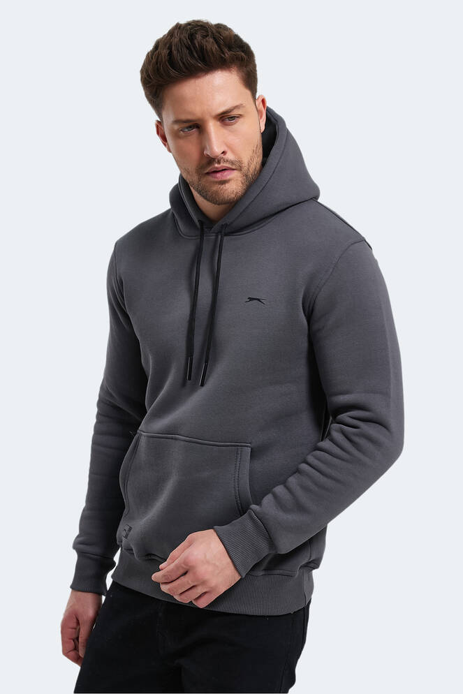 Slazenger OLTA Erkek Sweatshirt Koyu Gri