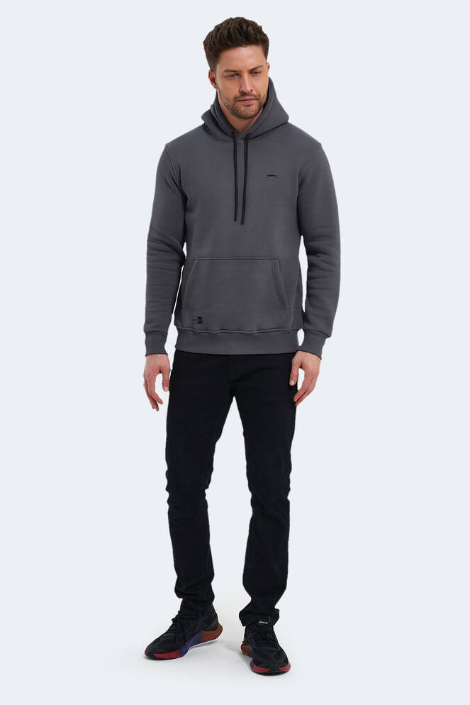 Slazenger OLTA Erkek Sweatshirt Koyu Gri