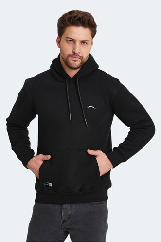 Slazenger OLTA Erkek Sweatshirt Siyah - Thumbnail