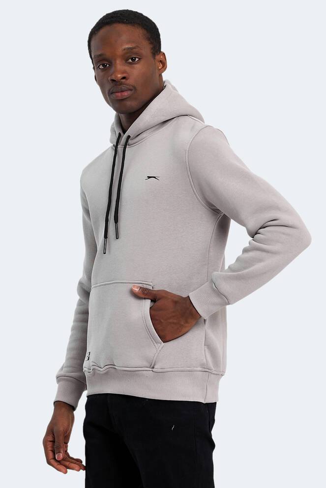 Slazenger OLTA Erkek Sweatshirt Taş Gri