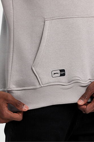 Slazenger OLTA Erkek Sweatshirt Taş Gri - Thumbnail