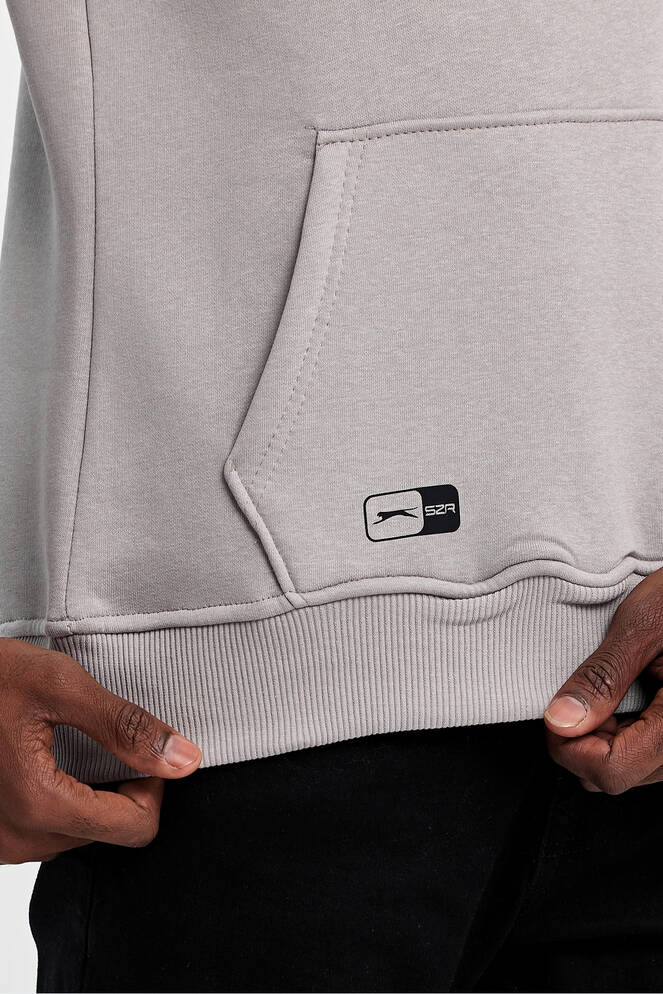 Slazenger OLTA Erkek Sweatshirt Taş Gri