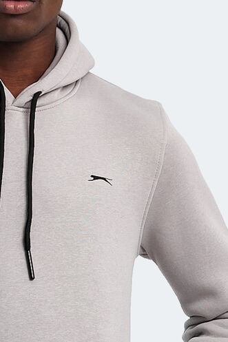 Slazenger OLTA Erkek Sweatshirt Taş Gri - Thumbnail