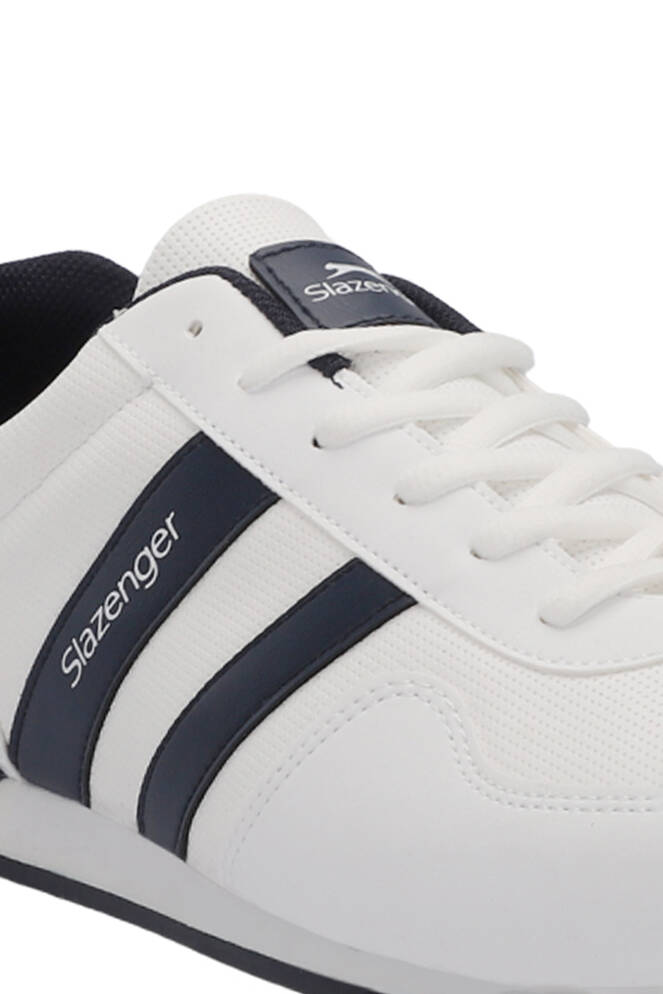 Slazenger OMEGA Büyük Beden Erkek Sneaker Ayakkabı Beyaz - Lacivert