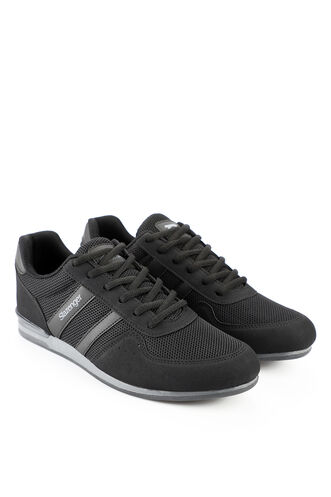 Slazenger OMEGA Men's Sneaker Shoes Black - Black - Thumbnail