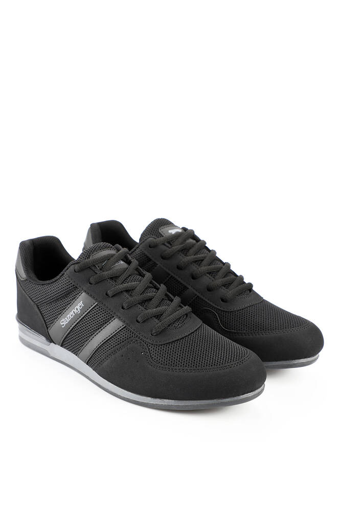 Slazenger OMEGA Men's Sneaker Shoes Black - Black