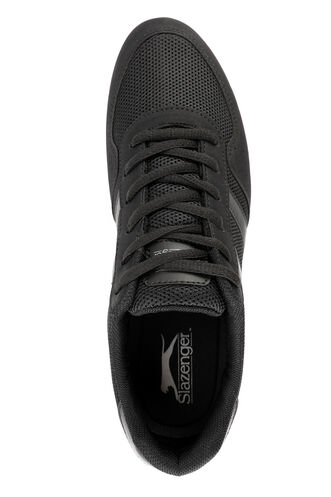 Slazenger OMEGA Men's Sneaker Shoes Black - Black - Thumbnail