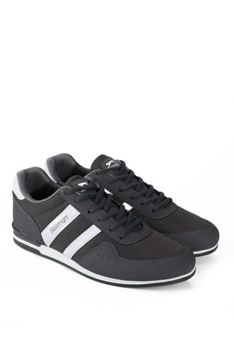 Slazenger OMEGA Men's Sneaker Shoes Dark Gray - Thumbnail