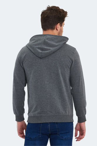 Slazenger ONCA Erkek Sweatshirt Koyu Gri - Thumbnail