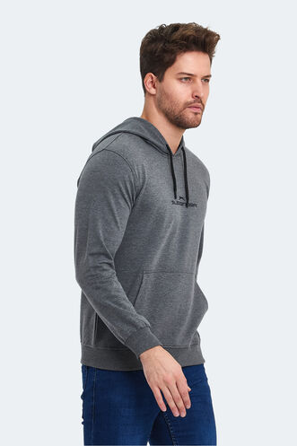 Slazenger ONCA Erkek Sweatshirt Koyu Gri - Thumbnail