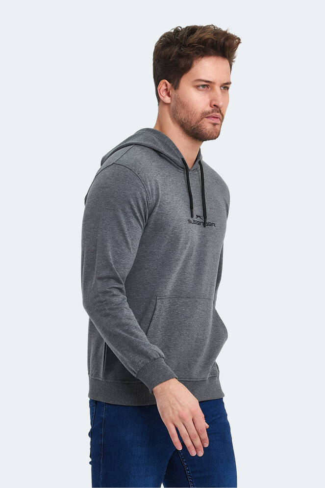 Slazenger ONCA Erkek Sweatshirt Koyu Gri