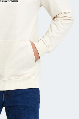 Slazenger ONCA Men's Sweatshirt Beige - Thumbnail