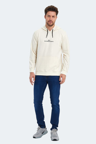 Slazenger ONCA Men's Sweatshirt Beige - Thumbnail