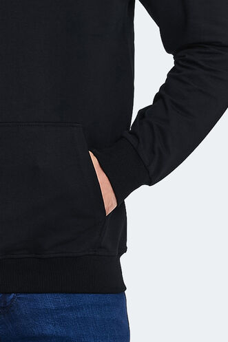 Slazenger ONCA Men's Sweatshirt Black - Thumbnail