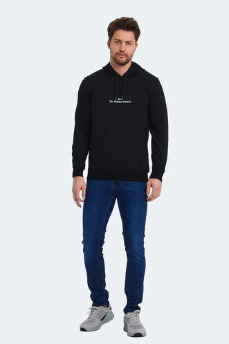 Slazenger ONCA Men's Sweatshirt Black - Thumbnail