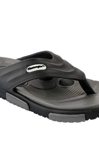 Slazenger OPAL Men's Slippers Black - Dark Grey - Thumbnail