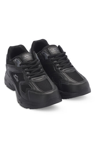 Slazenger ORNELLA Men's Sneaker Shoes Black - Dark Gray - Thumbnail