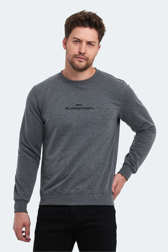 Slazenger - Slazenger ORTWIN Erkek Sweatshirt Koyu Gri