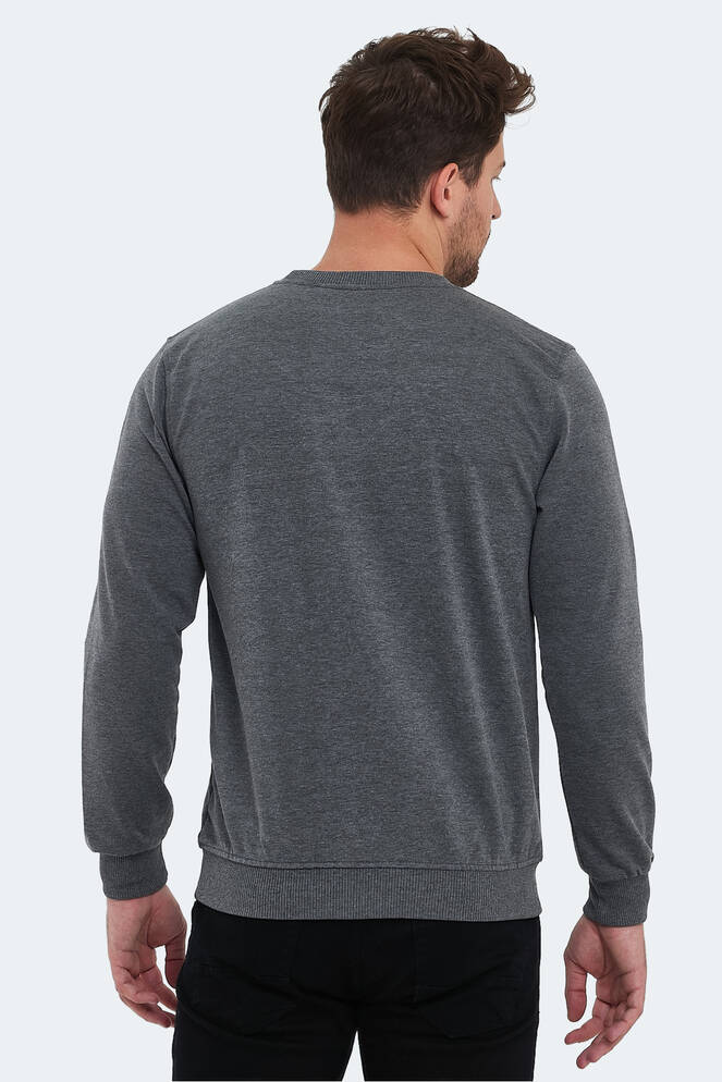 Slazenger ORTWIN Erkek Sweatshirt Koyu Gri