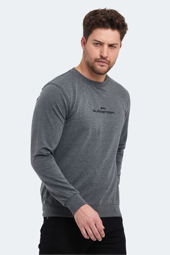 Slazenger ORTWIN Erkek Sweatshirt Koyu Gri - Thumbnail