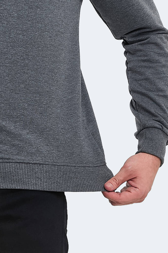 Slazenger ORTWIN Erkek Sweatshirt Koyu Gri