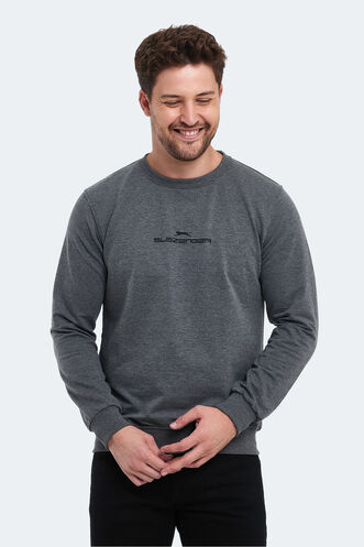 Slazenger ORTWIN Erkek Sweatshirt Koyu Gri - Thumbnail