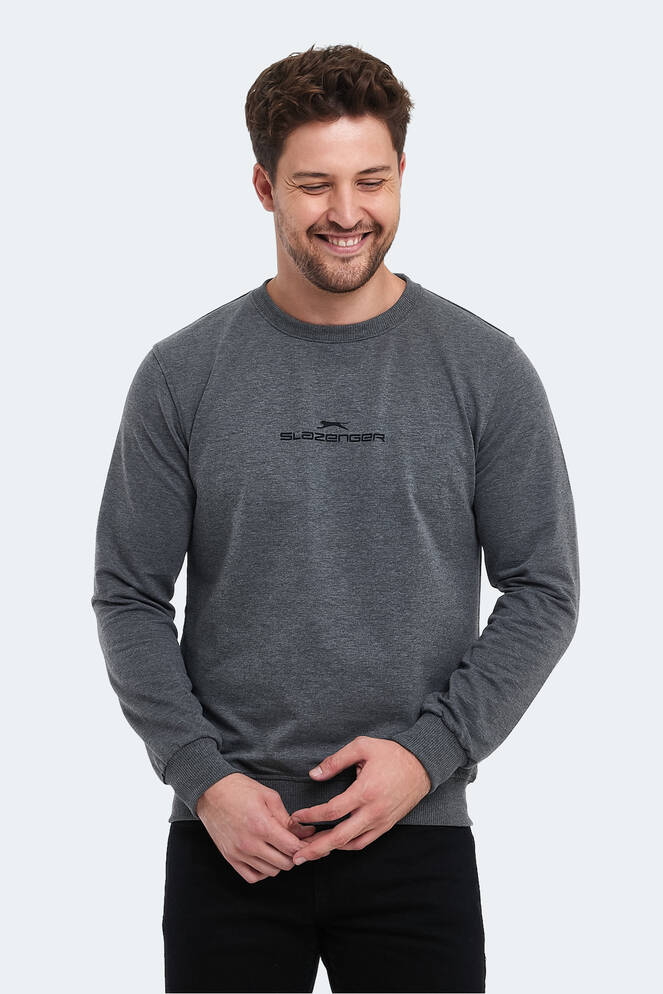 Slazenger ORTWIN Erkek Sweatshirt Koyu Gri